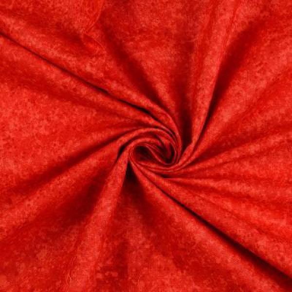 Baumwoll Druck leichte Batikoptik Rot